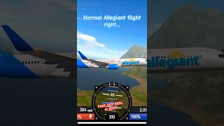 Allegiant flight 1283sad simpleplanes fake ⚠️FAKE FLIGHT [upl. by Nebuer454]