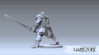 Heroquest 25th Anniversary  Barbarian  Bárbaro WIP 3D Model [upl. by Geoffry987]