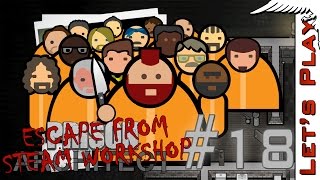 Prison Architect ESCAPE 18 INFERNO  Lets Play [upl. by Peirsen]