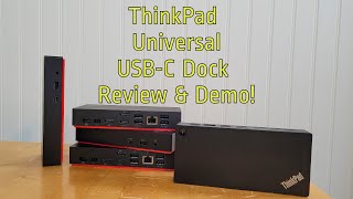 Lenovo Universal USBC Dock Review and Demonstration [upl. by O'Doneven]