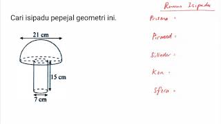 Isipadu Gabungan Pepejal Geometri Mm Ting 2 [upl. by Squire]