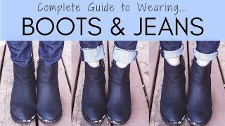 The Complete Guide to Wearing Boots with Jeans [upl. by Aldarcie]