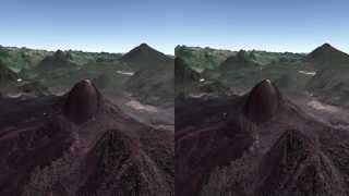 Volcano Paricutin Michoacán Mexico Google Earth animation 3D Video [upl. by Morganstein24]