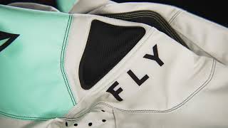 FLY RACING  KINETIC JET PANT amp JERSEY FEATURED IN BLACK MINT AND GREY [upl. by Dayiz]