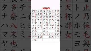 kanji alphabet 🔤japanese Alphabet learningshortvideo [upl. by Electra879]