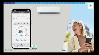 Connect Smartphone to Panasonic Aircon Quick amp Easy  ការភ្ជាប់ពីទូរស័ព្ទដៃទៅម៉ាស៊ីនត្រជាក់ប៉ាណា [upl. by Einaffit968]