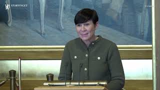 24102024 Sak 2 1 Ine Eriksen Søreide [upl. by Kai]