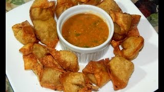 Shrimp Wontons Trini Style [upl. by Llerrem]