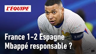 France 12 Espagne  Kylian Mbappé atil raté son Euro [upl. by Sig12]