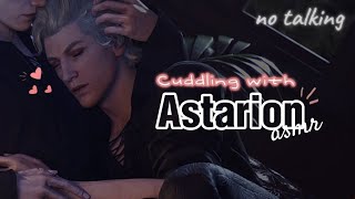 Cuddling with Astarion ASMR ♡ breathing heartbeats kisses no talking sleep aid looped ♡ [upl. by Eppesuig389]