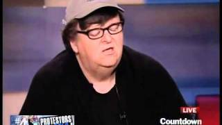 Countdown guest Michael Moore says something very peculiar and perhaps prescient about Obama [upl. by Dannye]