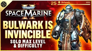 Space Marine 2  Bulwark Class Is INVINCIBLE  Solo Max Bulwark  Max Difficulty Gameplay [upl. by Ivah]