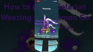 How to get Shiny Shadow Galarian Weezing in Pokémon Go shinypokemon shinyshadowpokemon [upl. by Sedberry]