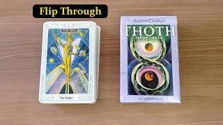 THOTH TAROT DECK  Flip Through [upl. by Annawyt]