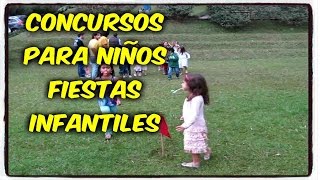 😎 CONCURSOS EN FIESTAS INFANTILES  EQUILIBRIO CON CUCHARAS Y PIMPONES [upl. by Gerdeen417]