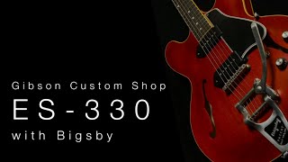 Gibson Custom Shop ES330 w Bigsby • Wildwood Guitars Overview [upl. by Acile]