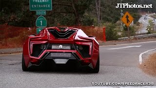 Lykan HyperSport driving in California [upl. by Hancock]