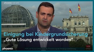 phoenix tagesgespräch mit Bijan DjirSarai Generalsekretär FDP zur Kindergrundsicherung [upl. by Eliga]