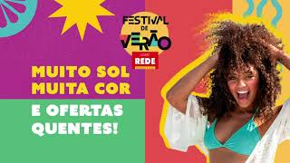 Festival de verão Lojas REDE Confira as ofertas [upl. by Judson326]