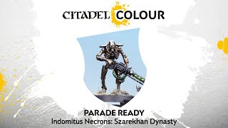 How to Paint Parade Ready Szarekhan Dynasty Necrons [upl. by Nyberg]