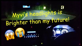 2019 Perodua Myvi 15 High  Short Review and Night Drive in Johor Bahru Malaysia [upl. by Ytisahcal]