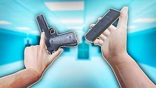 How To Reload A Pistol in Hand Simulator VR [upl. by Yecal]