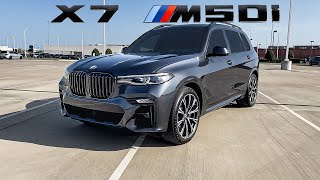 2021 BMW X7 M50i Walkaround Review  Exhaust Sound amp Launch Control [upl. by Chapel]