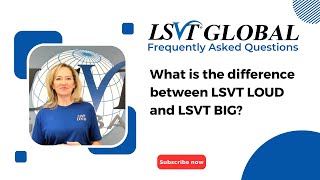 What is the difference between LSVT LOUD and LSVT BIG [upl. by Luis252]