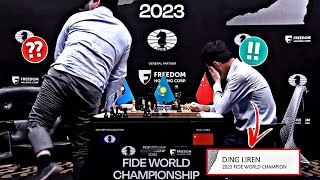 Nepo RAGES and Ding Gets EMOTIONAL After Winning World Chess Championship 2023🏆 [upl. by Feinleib892]