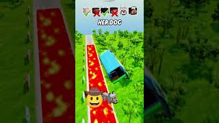 Help Me Get My Crush Attention In A Car Jump Challenge 🚗 🌋 shorts beamngdrive [upl. by Yarised]