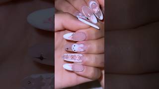 coquette miffy nails🐰miffy nails diynails asmr coquette nailtutorial [upl. by Adriel209]