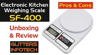 Cheap and Best 10 Kg Kitchen Weighing Scale SF400  DEMO  Unboxing  Pros amp Cons HINDI [upl. by Tamanaha791]