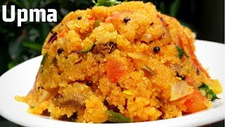 Upma Recipe  Sooji Upma  Rava Upma  Semolina Upma Recipe in Hindi [upl. by Emlin]