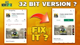 Your Device isnt Compatible With This Version New State Mobile 32 Bit version Download [upl. by Tatianas890]