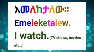 🔵 Amharic Phrases For BeginnersእንግሊዝኛአማርኛAmharic አማርኛ እንግሊዝኛ Ethiopian Language Lesson ቋንቋ [upl. by Lugo269]