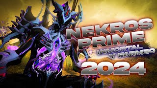 💀NEKROS PRIME BUILD💀 FARMEA y TANQUEA EN CAMINO DE ACERO 2024 steelpath tennocreate nekrosprime [upl. by Walker]