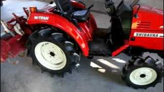 Mini tractor Shibaura p155f [upl. by Nomra]