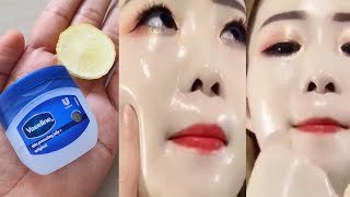 Apply vaseline on your skin and see the magic  How to apply vaseline lemon on face [upl. by Eilrac]