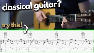 Simple Yet Beautiful Classical Guitar Piece for Beginners [upl. by Oluap]