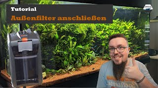 Aquarium Außenfilter richtig anschließen [upl. by Ehudd]