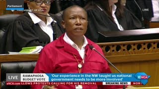 Malema responds to Presidency budget vote speech [upl. by Eneluqcaj81]