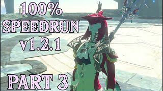 Tears of the Kingdom 100 Speedrun v121 World Record Part 3 [upl. by Yeltrab]