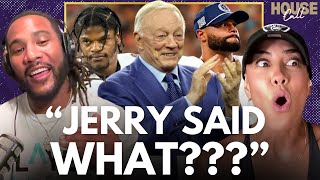 Jerry Jones Outrageous Comments amp Lamar Jacksons Viral IG Live  Sib amp TJ React  House Call [upl. by Tnilk]