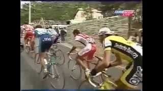 Vuelta a España 1999  18 Alto de Abantos Laiseka [upl. by Ynnatirb323]