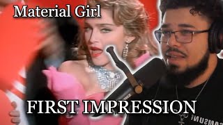 First Time Reacting To  Madonna  Material Girl REACTION [upl. by Hafinah822]