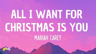 Mariah Carey  All I Want For Christmas Is You Lyrics [upl. by Ilram]