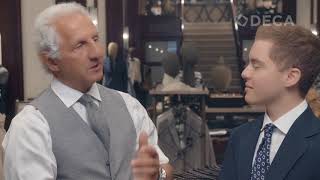 Joseph Abboud talks Fashion and Generation Z with DECA [upl. by Yeldar]