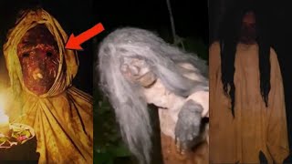 HANTU NENEK PENUNGGU KEBUN SAWIT DAN UNBOXING KAKI POCONG  5 PENAMPAKAN HANTU TERSERAM DAN TERJELAS [upl. by Aciretehs]