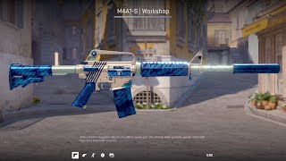 M4A1S  Arctic Retribution V2 CS2 weapon skin preview [upl. by Liarret831]