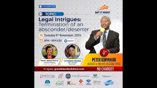 Termination of an Absconder or Deserter by Peter Kinyanjui [upl. by Fogel271]